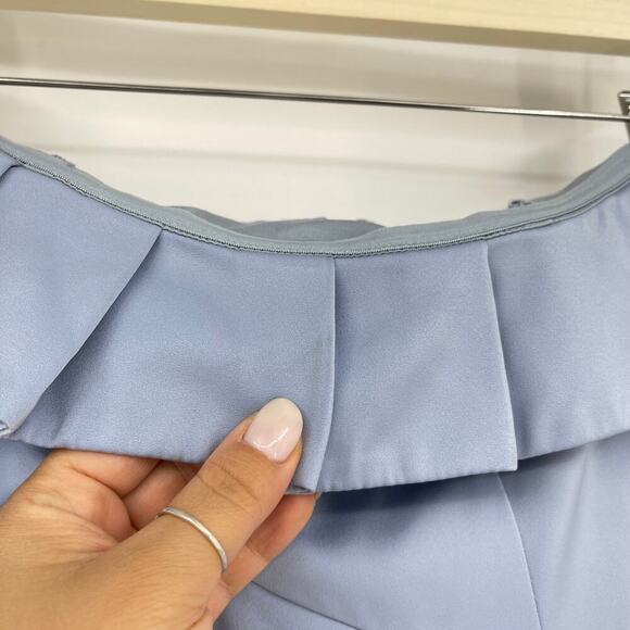 NBD Light Blue Ruffle Maxi Dress - Picture 6 of 14